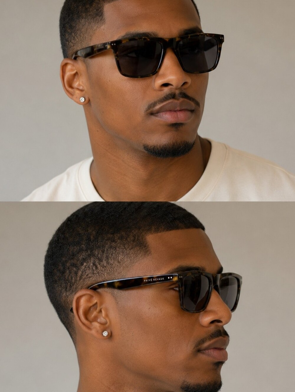 Prive Revaux Men's Rx'able Polarized Sunglasses 'The Ollie', Havana NWT
